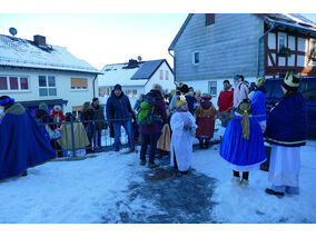 Aussendung der Sternsinger in Naumburg (© Karl-Franz Thiede)